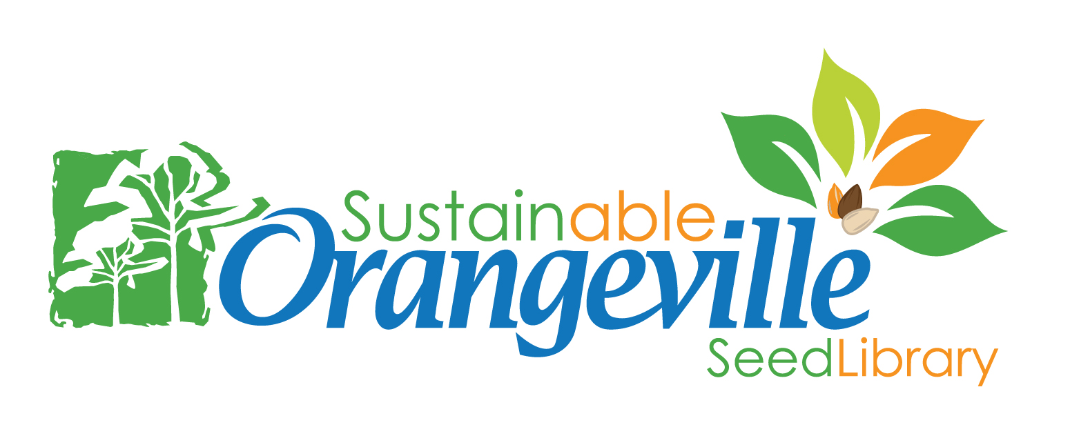 Sustainable Orangeville logo with seed library