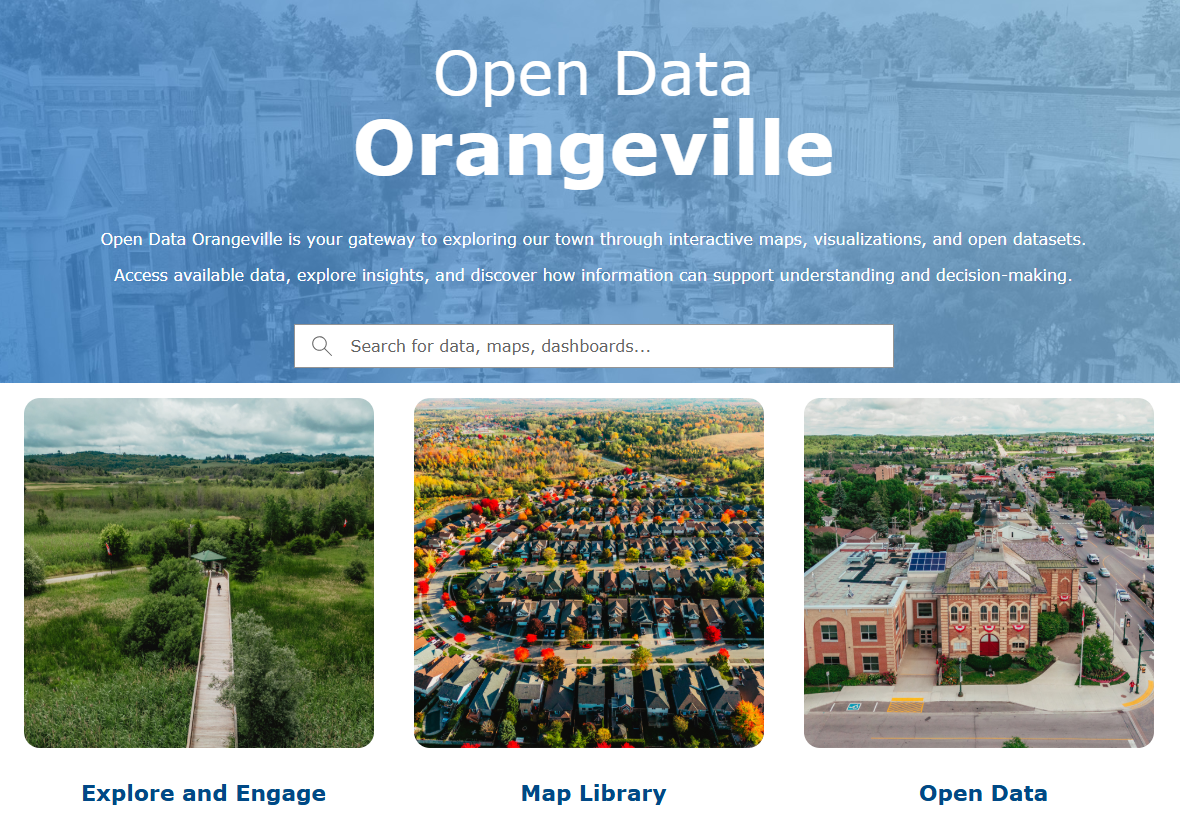 Open Data Orangeville logo