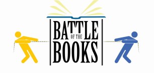 Program logo two stick figures playing tug of war text reads Battle of the Books